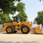 Nagy, 5 tonnás, nagy teljesítményű kerekes rakodó Weichai motorral